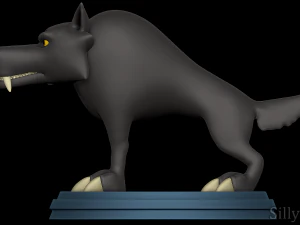 Black Wolf - Niko and the Way to the Stars 3D Print Model