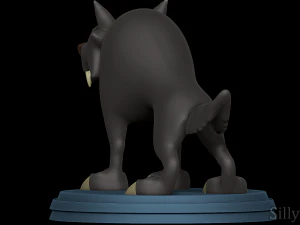 Black Wolf - Niko and the Way to the Stars 3D Print Model