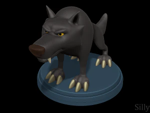 Black Wolf - Niko and the Way to the Stars 3D Print Model
