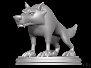 Black Wolf - Niko and the Way to the Stars 3D Print Model