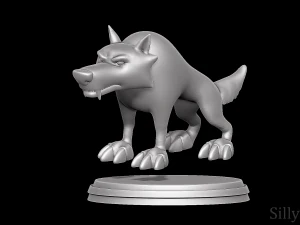 Black Wolf - Niko and the Way to the Stars 3D Print Model
