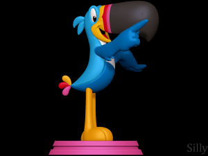Toucan Sam - Froot Loops 3D print model Modello di stampa 3D