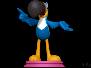 Toucan Sam - Froot Loops 3D print model Modello di stampa 3D