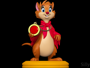 Mrs Brisby - The Secret of NIMH 3D-Druckmodell