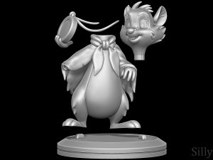 Mrs Brisby - The Secret of NIMH 3D-Druckmodell