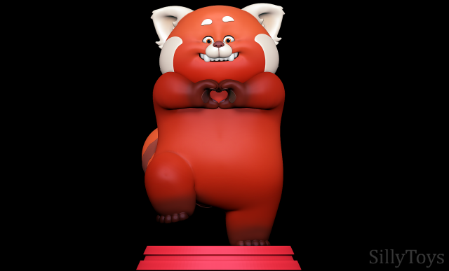Meilin Lee - Turning Red Model do druku 3D .c4d .max .obj .3ds .fbx .stl .blend 