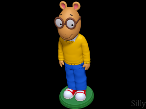 Arthur 3D Baskı Modeli