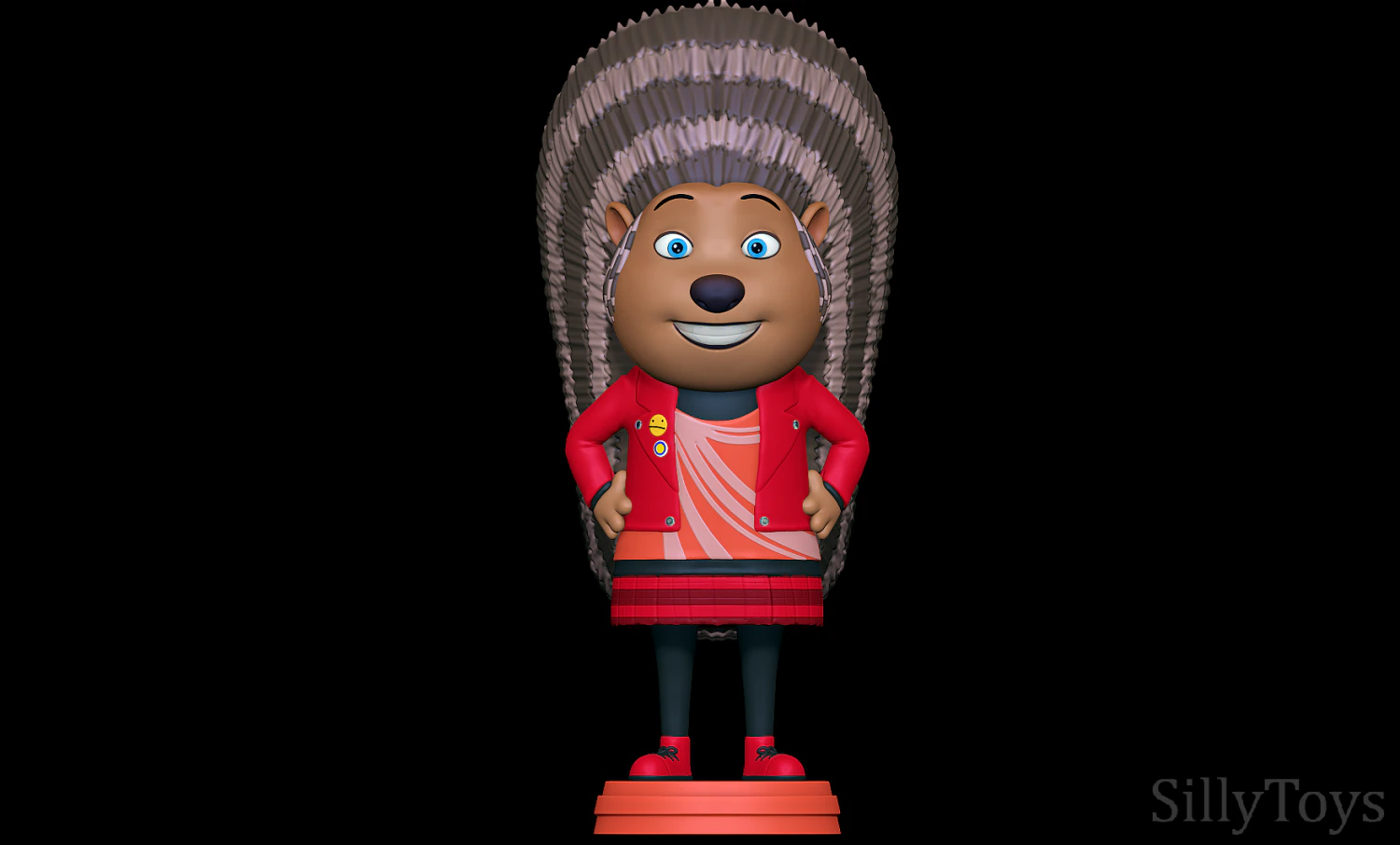 Ash - Sing 2 3D Print Model .c4d .max .obj .3ds .fbx .stl .blend 