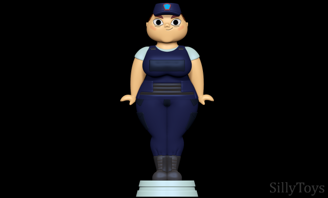 MacArthur - Total Drama 3D Принт Модель .c4d .max .obj .3ds .fbx .stl .blend