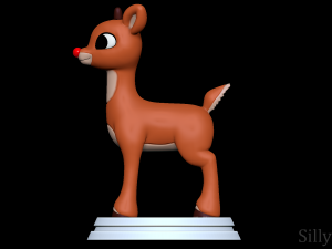 Rudolph the Red-Nosed Reindeer 3D 프린트 모델