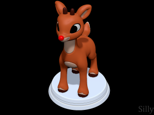 Rudolph the Red-Nosed Reindeer 3D 프린트 모델