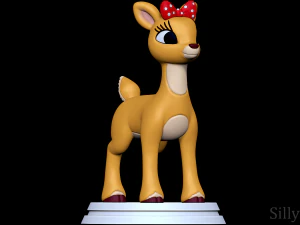 クラリス - 赤鼻のトナカイ ルドルフ 3Dプリントモデル