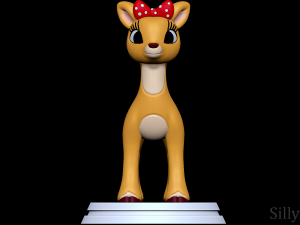 Clarice - Rudolph The Red Nosed Reindeer Modèles 3D en vedette