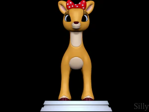 Clarice - Rudolph The Red Nosed Reindeer 3D Print Model