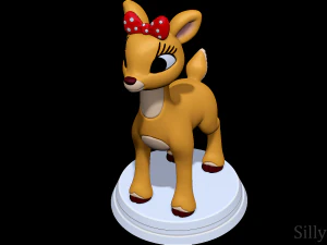 Clarice - Rudolph The Red Nosed Reindeer 3D Print Model