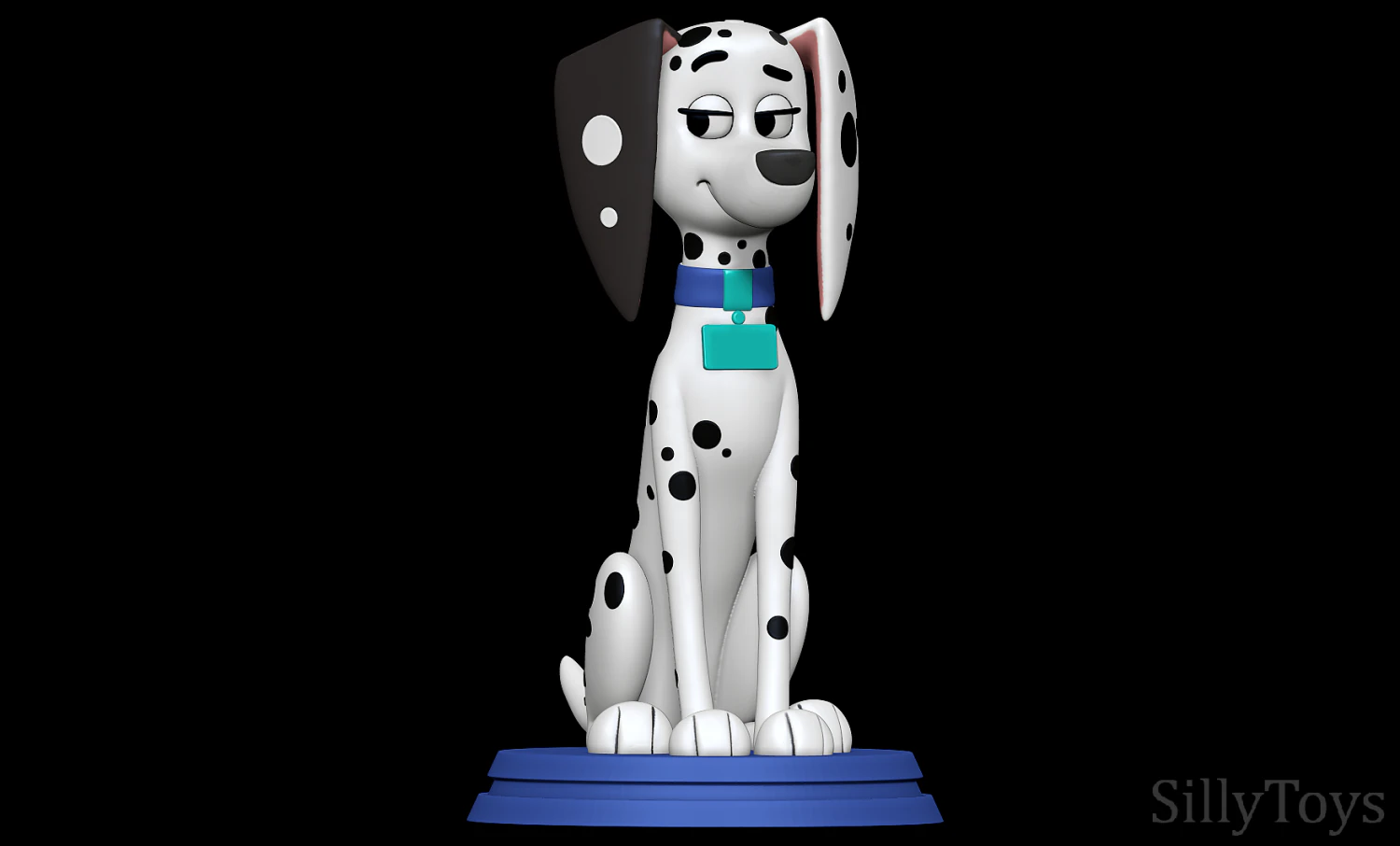 Delilah - 101 Dalmatian Street 3D Print Model .c4d .max .obj .3ds .fbx .stl .blend
