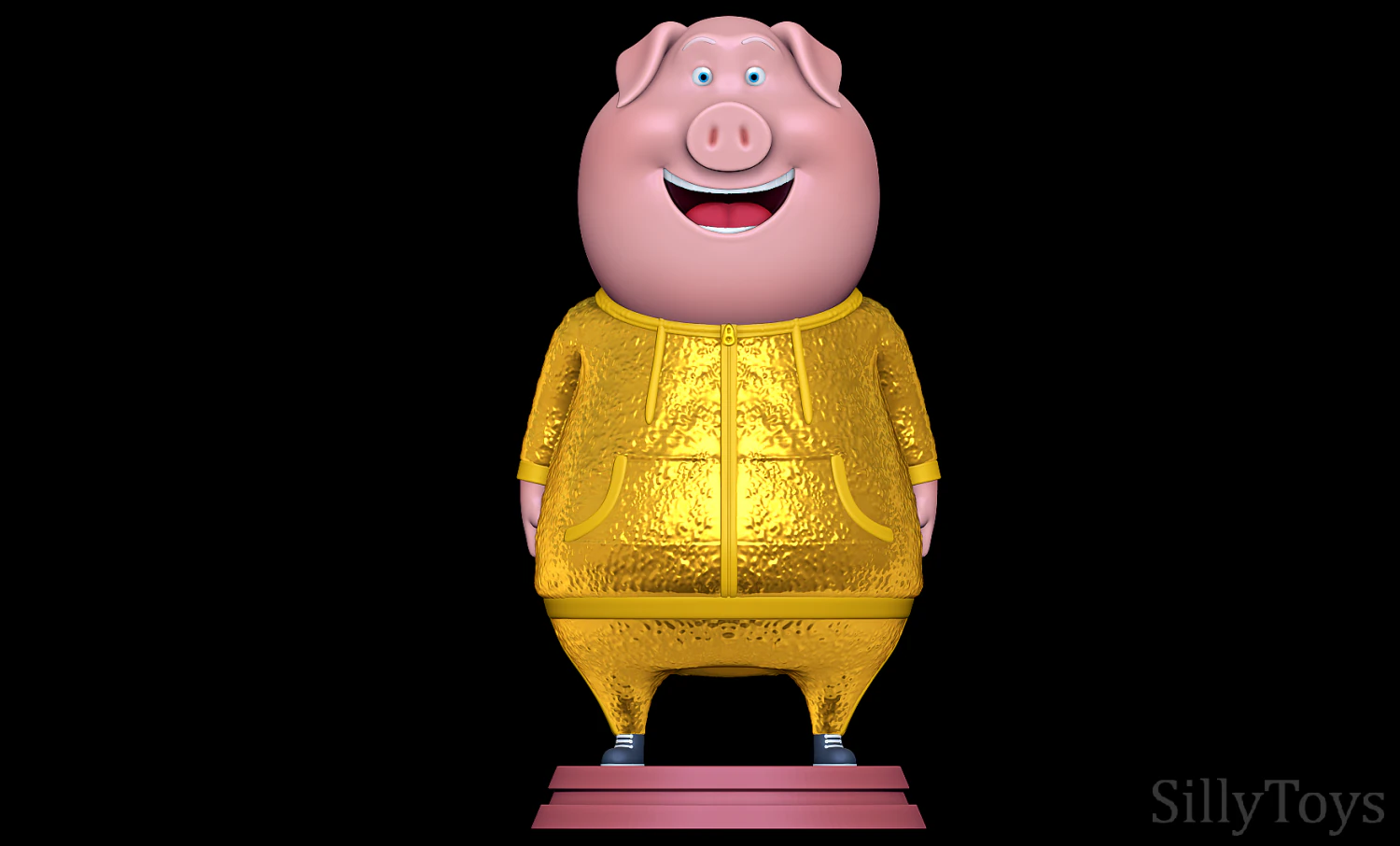 Gunter - Sing 3D Print Model .c4d .max .obj .3ds .fbx .stl .blend 