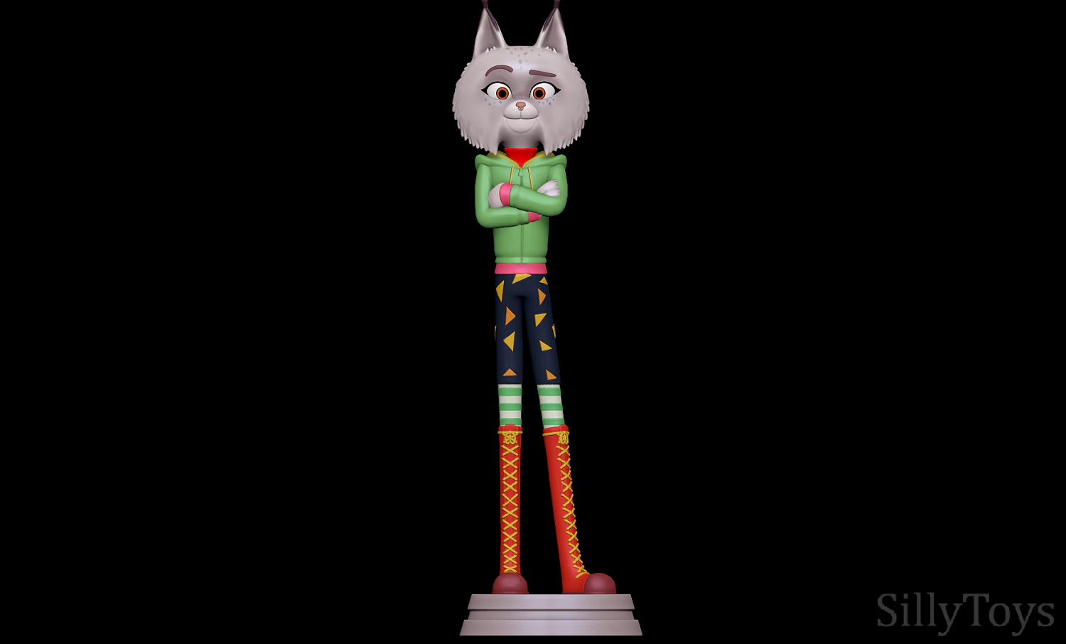 Nooshy - Sing 2 3D Print Model .c4d .max .obj .3ds .fbx .stl .blend 
