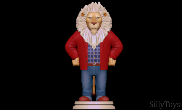Clay Calloway - Sing 2 3D Модель .c4d .max .obj .3ds .fbx .stl .blend 