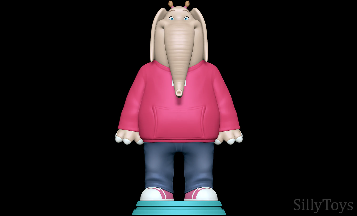 Meena - Sing 3D Print Model .c4d .max .obj .3ds .fbx .stl .blend
