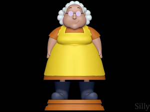 Muriel Bagge - Courage the Cowardly Dog 3D Print Model
