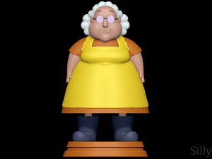 Muriel Bagge - Courage the Cowardly Dog 3D Print Model
