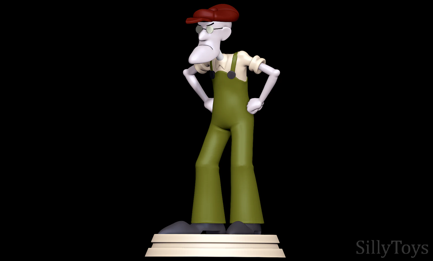 Eustace Bagge - Courage the Cowardly Dog 3D Print Model .c4d .max .obj .3ds .fbx .stl .blend 