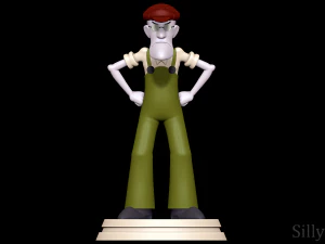 Eustace Bagge - Courage the Cowardly Dog 3D Print Model