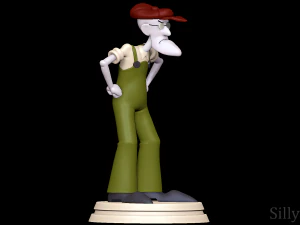 Eustace Bagge - Courage the Cowardly Dog 3D Print Model
