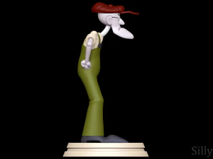 Eustace Bagge - Courage the Cowardly Dog 3D Print Model
