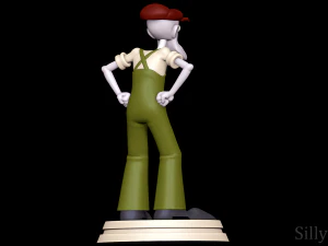 Eustace Bagge - Courage the Cowardly Dog 3D Print Model