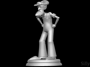 Eustace Bagge - Courage the Cowardly Dog 3D Print Model