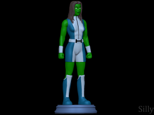 She-Hulk - Hulk and the Agents of SMASH Modèles 3D en vedette
