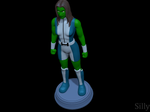 She-Hulk - Hulk and the Agents of SMASH Modèles 3D en vedette
