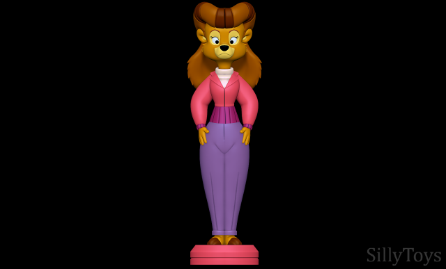 Rebecca Cunningham - TaleSpin Modelo de impresión 3D .c4d .max .obj .3ds .fbx .stl .blend 