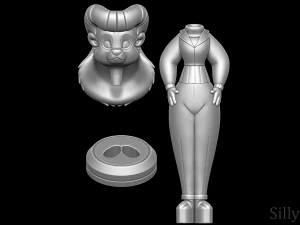 Rebecca Cunningham - TaleSpin Modelo de impresión 3D