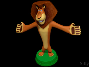 Alex - Madagascar Modèles 3D en vedette