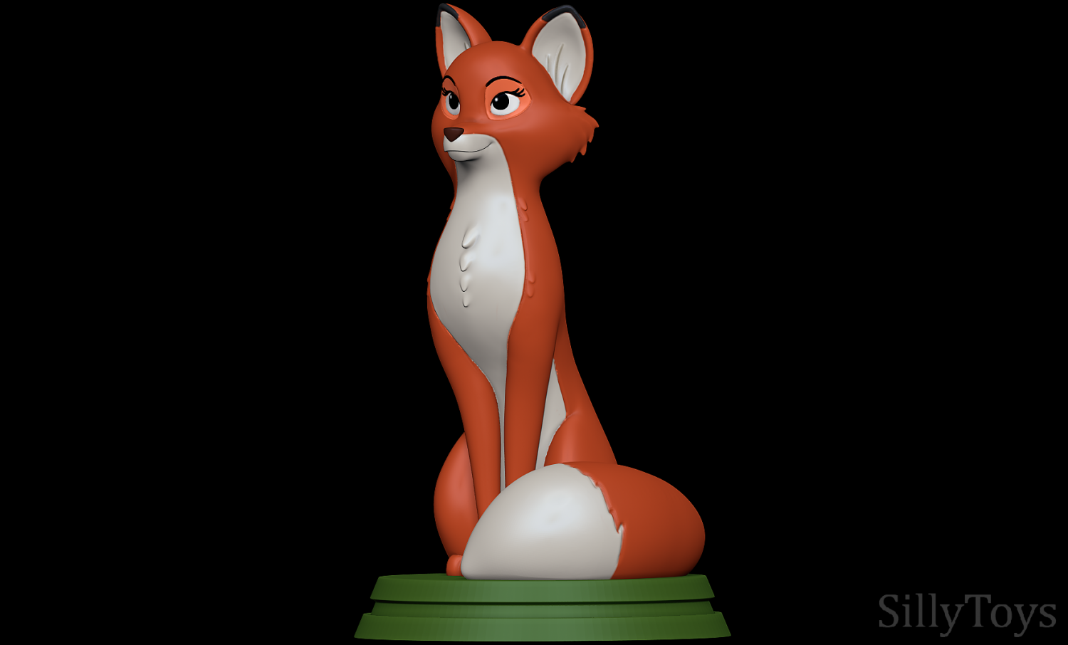 Vixey Porn Anime Search - Vixey - The Fox and the Hound 3D Print Model in Animals 3DExport