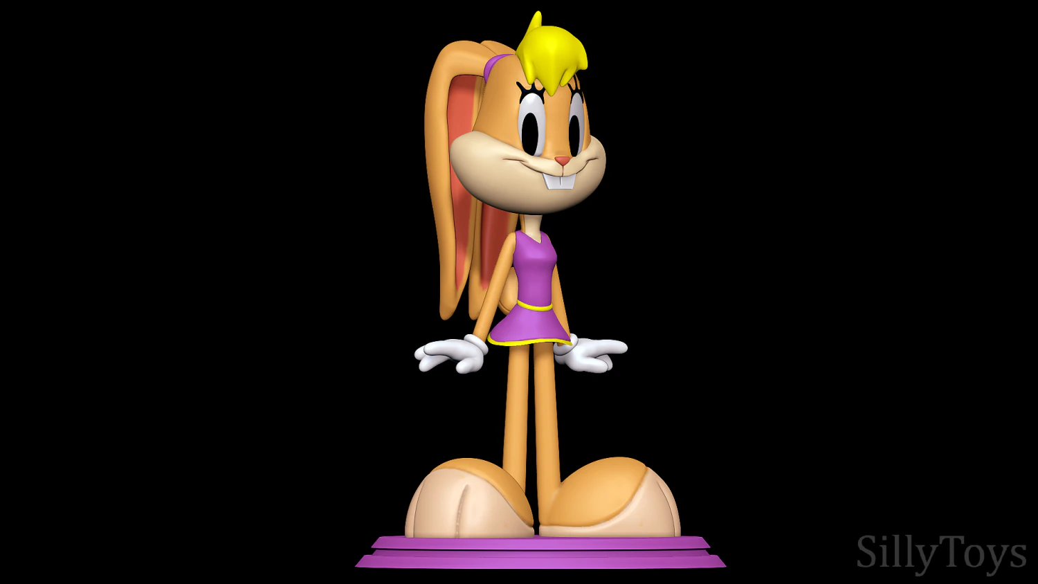 Lola Bunny - The Looney Tunes Show 3D Print Model .c4d .max .obj .3ds .fbx .stl .blend 