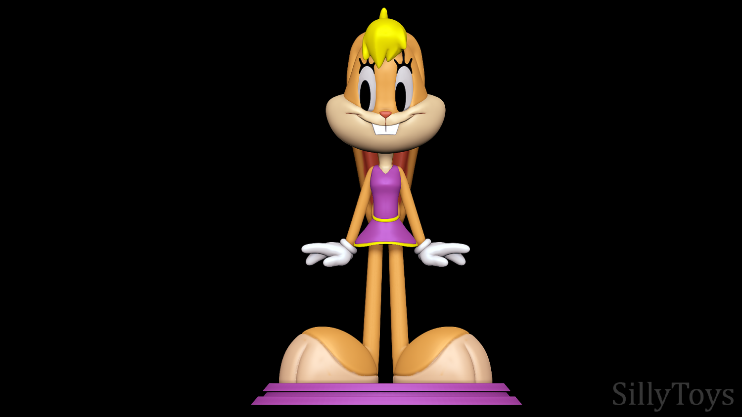 Lola Bunny - The Looney Tunes Show 3D Print Model in Animals 3DExport