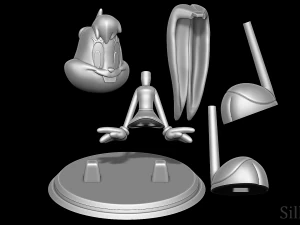 Lola Bunny - The Looney Tunes Show 3D Print Model