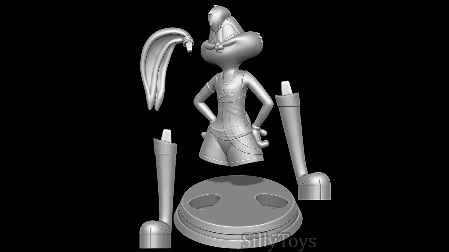 Amd Gadget Porn Lola Bunny Furry - Lola Bunny - Space Jam 2 3D Print Model in Animals 3DExport