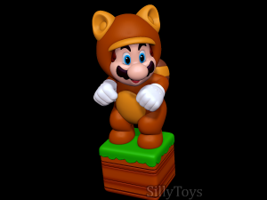 Tanooki Mario 3D Print Model