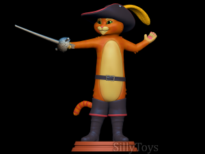 Puss in Boots 3D Baskı Modeli