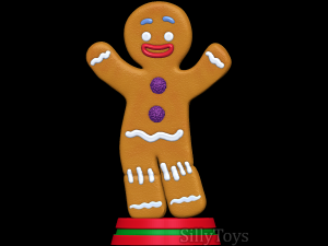 Gingerbread Man - Shrek 3D Print Model