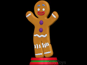 Gingerbread Man - Shrek 3D Print Model
