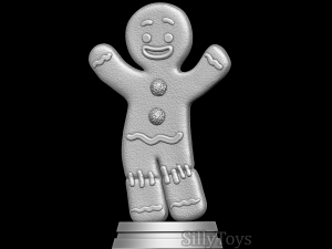Gingerbread Man - Shrek Modèles 3D en vedette