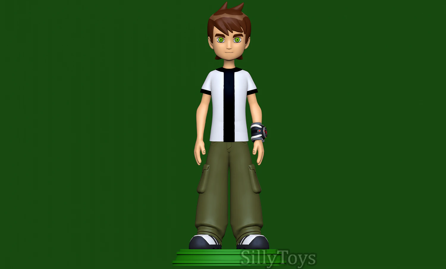 Ben Tennyson Classic 3D Print Model .c4d .max .obj .3ds .fbx .stl .blend 