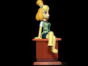 Isabelle - Animal Crossing Modelo de impresión 3D