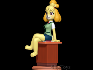 Isabelle - Animal Crossing Modelo de impresión 3D